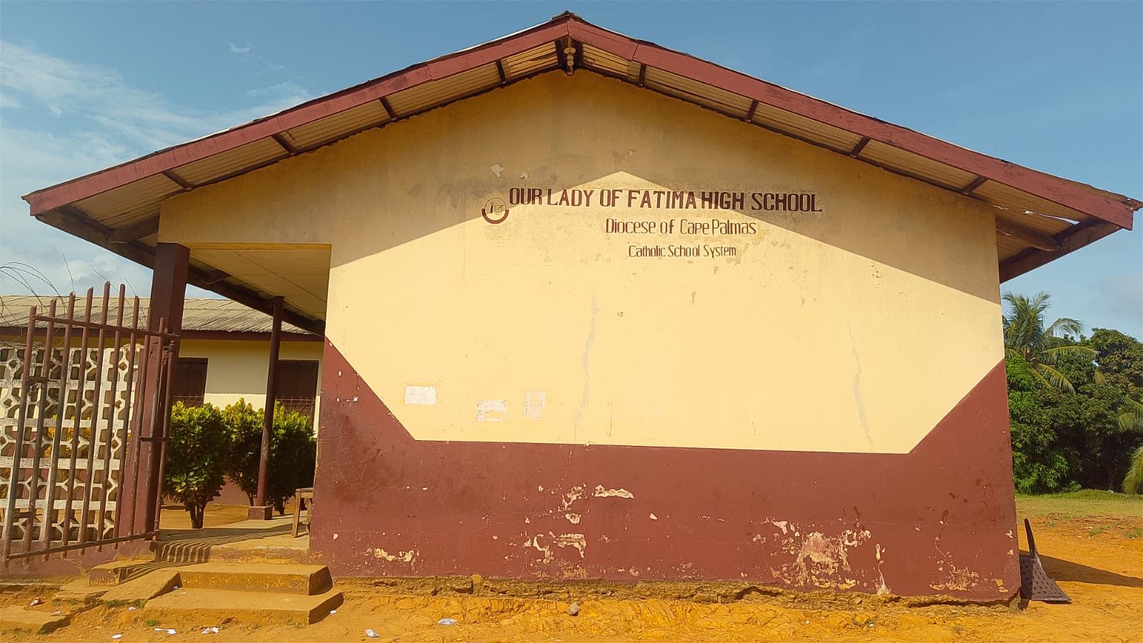 Our Lady of Fatima High School entrance